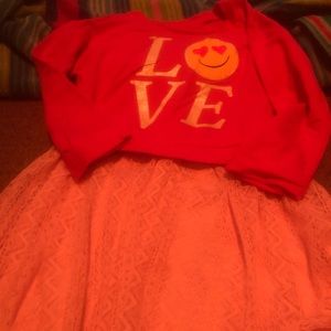 Long Sleeve Dress. Size : 10/12 ( girl)